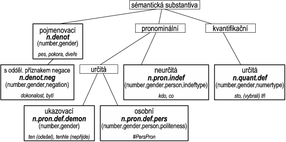 Vnitřní struktura sémantických substantiv