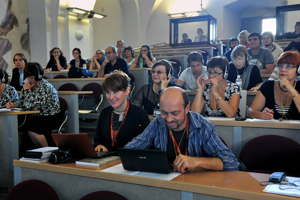 Poslední den semináře českých učitelů byl zároveň prvním dnem pro pedagogy z Ukrajiny (Foto: Ibra Ibrahimovič)